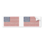 American Pirate Flag Bumper Stickers