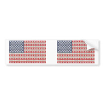 American Pirate Flag Bumper Stickers