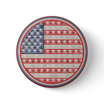 American Pirate Flag Pins