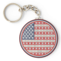 American Pirate Flag Keychains