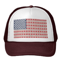American Pirate Flag Trucker Hats