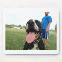 American Pit Bull Terrier- A Family Dog Mouse Pad