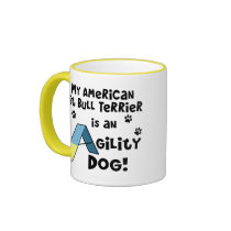 American Pit Bull Terrier Agility Dog mugs