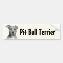 American Pit Bull Terrier Bumper Sticker