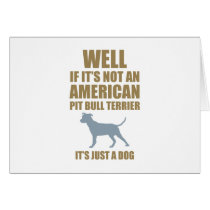 American Pit Bull Terrier Greeting Card