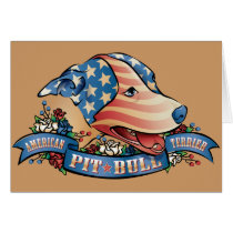 American Pit Bull Terrier Greeting Card