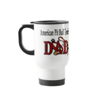 American Pit Bull Terrier Dad Coffee Mugs