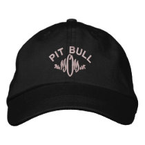 American Pit Bull Terrier Dog Mom Embroidered Baseball Cap