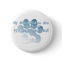 American Pit Bull Terrier Grandchildren buttons by MenagerieMayhem American Pit Bull Terrier Grandchildren buttons