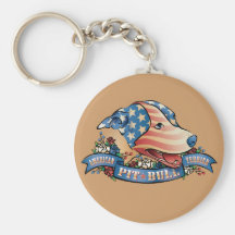 American Pit Bull Terrier Key Chains
