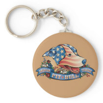 American Pit Bull Terrier Key Chains