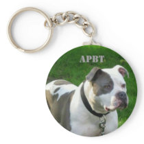 American Pit Bull Terrier Keychain