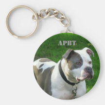American Pit Bull Terrier Keychain