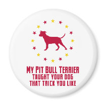 American Pit Bull Terrier Magnets