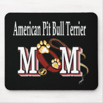 American Pit Bull Terrier Mom Mouse Mats