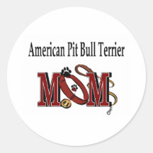 American Pit Bull Terrier Mom Sticker