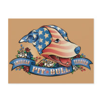American Pit Bull Terrier Postcard
