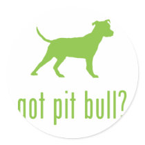 American Pit Bull Terrier Round Sticker