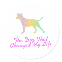 American Pit Bull Terrier Round Sticker