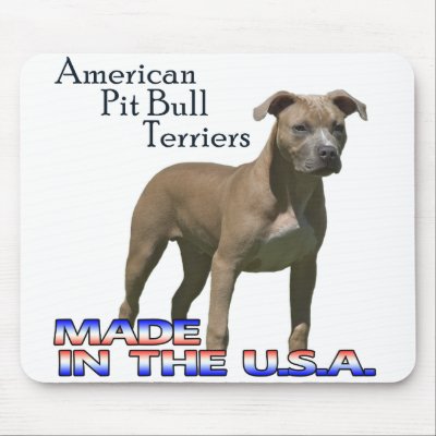 American Pit Bull Terriers Mousepad by BullyForUs