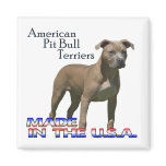 American Pit Bull Terriers : Square Magnet