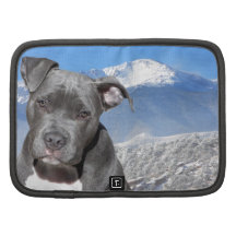 American Pitbull Terrier Puppy Dog Folio Planners