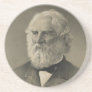 American Poet Henry Wadsworth Longfellow Portrait Drink Coaster