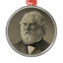 American Poet Henry Wadsworth Longfellow Portrait Christmas Ornaments