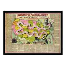American Politics and the Tapeworm Party [1888] Posters