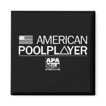 American Pool Player Refrigerator Magnets