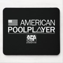 American Pool Player Mouse Pads