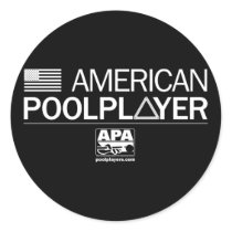 American Pool Player Stickers