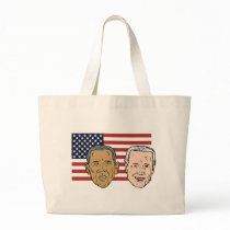 American President Barack and VP Joe Biden Canvas Bags