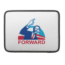 American President Barack Obama pointing forward MacBook Pro Sleeves