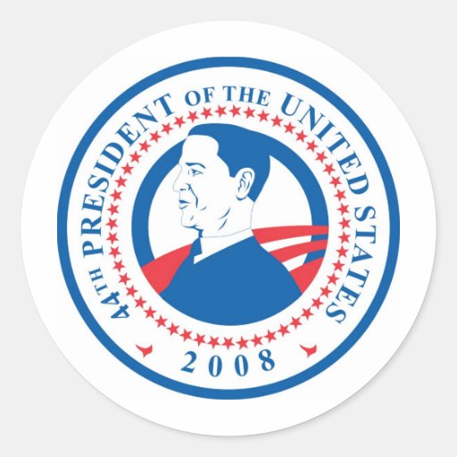American President Barack Obama Presidential Seal Sticker