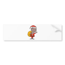 American President Barack Obama Santa Claus Bumper Stickers