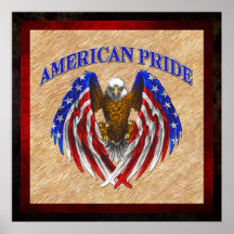 American Pride Eagle Posters