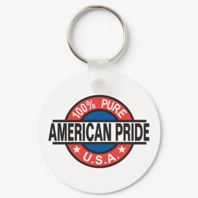 American Pride Keychain by freespiritdesigns