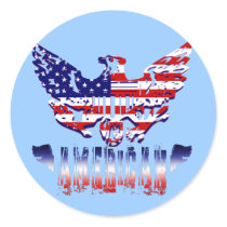 American Pride Sticker by CreamOfTheCrop American Pride Sticker