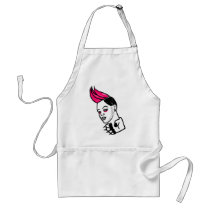 American Punk Doodle Art Apron