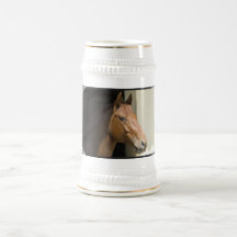 American Quarter Horse Beer Stein Coffee Mug