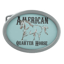 American Quarter Horse Belt Buckles