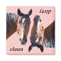 American Quarter Horse Dishwasher Magnet