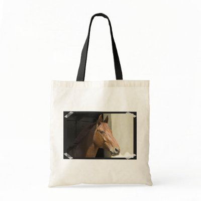 American Quarter Horse Small Tote Bag by HorseStall