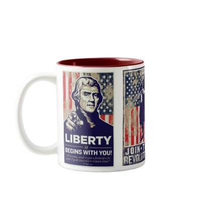 American Revolution Propaganda Mug by Libertymaniacs