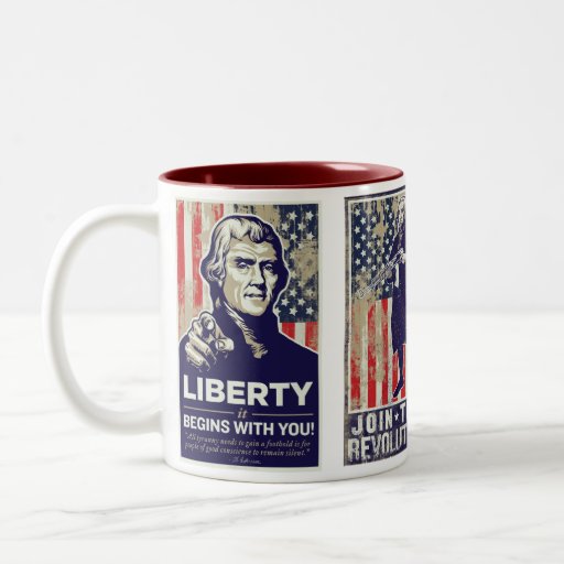 American Revolution Propaganda Mug