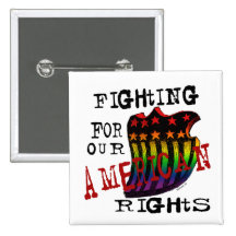 American rights Buttons