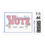 American Rights "VOTE" 1776-2012 stamps