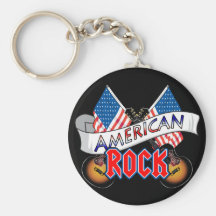 American Rock and Roll Key Chain