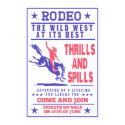 american rodeo cowboy bucking bronco poster